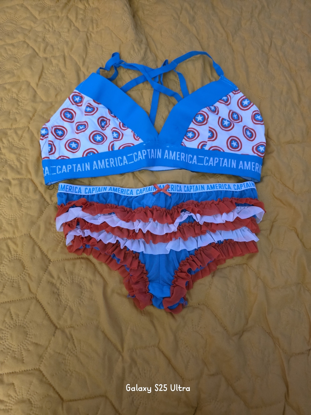 Marvel Captain America Briefs in Blue, White, Red